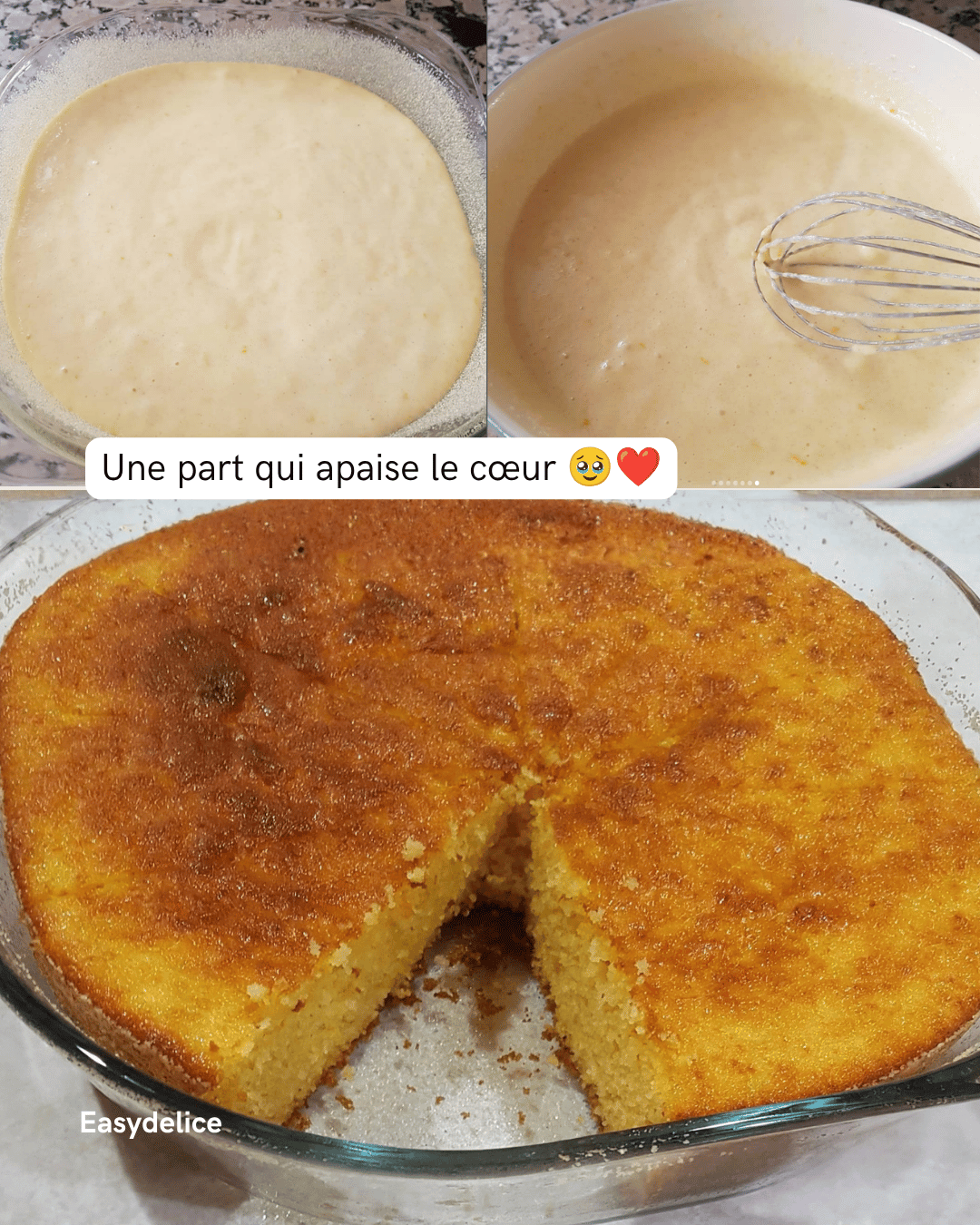 Gâteau à la Semoule Fine